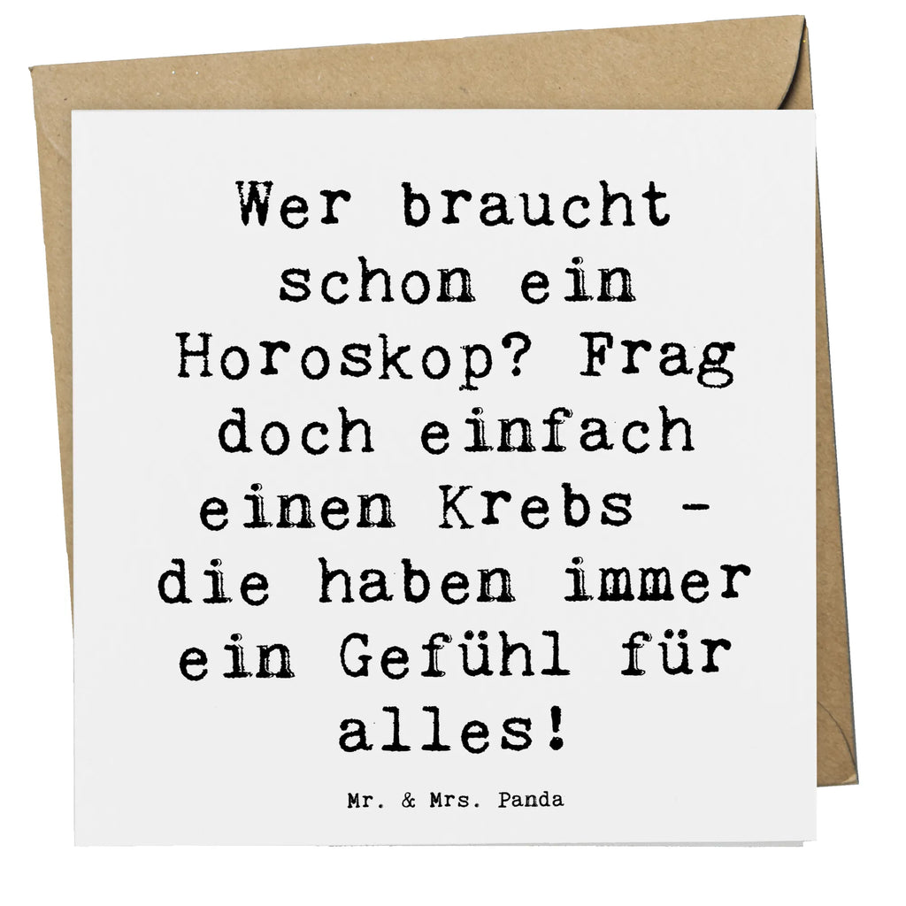 Deluxe Karte Spruch Krebs Gefühl Grußkarte, Einladungskarte, Hochwertige Klappkarte, Hochwertige Grußkarte, Karte, Geburtstagskarte, Klappkarte, Glückwunschkarte, Hochzeitskarte, Tierkreiszeichen, Sternzeichen, Horoskop, Astrologie, Aszendent