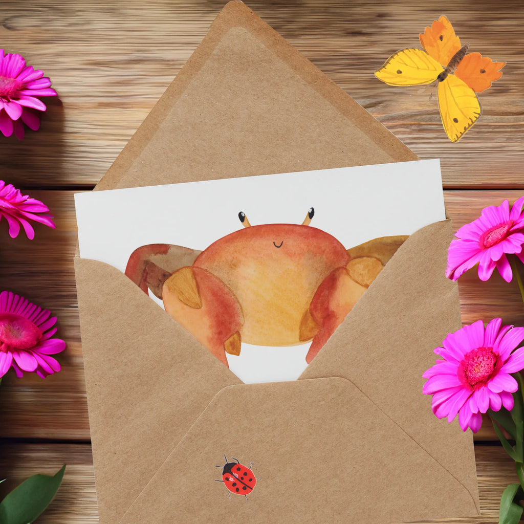 Deluxe Karte Krebs Phasen Glückwunschkarte, Hochwertige Klappkarte, Klappkarte, Karte, Geburtstagskarte, Grußkarte, Hochzeitskarte, Einladungskarte, Hochwertige Grußkarte, Tierkreiszeichen, Sternzeichen, Horoskop, Astrologie, Aszendent