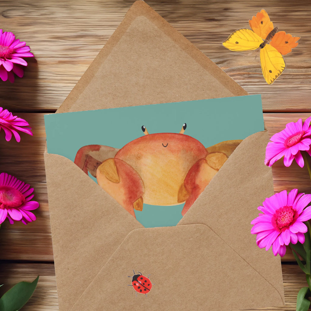 Deluxe Karte Krebs Phasen Glückwunschkarte, Hochwertige Klappkarte, Klappkarte, Karte, Geburtstagskarte, Grußkarte, Hochzeitskarte, Einladungskarte, Hochwertige Grußkarte, Tierkreiszeichen, Sternzeichen, Horoskop, Astrologie, Aszendent