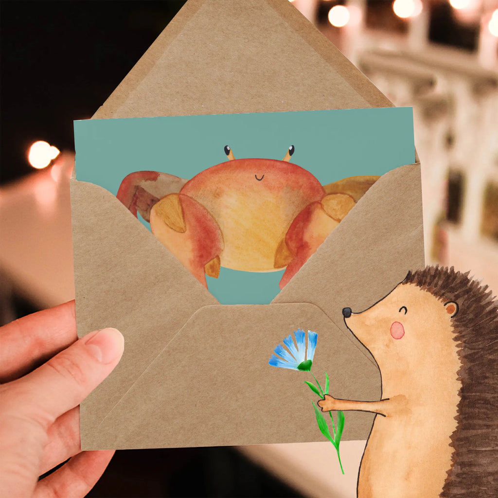 Deluxe Karte Krebs Phasen Glückwunschkarte, Hochwertige Klappkarte, Klappkarte, Karte, Geburtstagskarte, Grußkarte, Hochzeitskarte, Einladungskarte, Hochwertige Grußkarte, Tierkreiszeichen, Sternzeichen, Horoskop, Astrologie, Aszendent