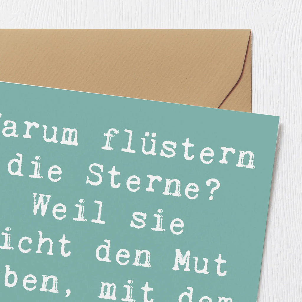 Deluxe Karte Spruch Sterne und Löwe Einladungskarte, Karte, Hochwertige Klappkarte, Glückwunschkarte, Hochwertige Grußkarte, Hochzeitskarte, Grußkarte, Klappkarte, Geburtstagskarte, Tierkreiszeichen, Sternzeichen, Horoskop, Astrologie, Aszendent