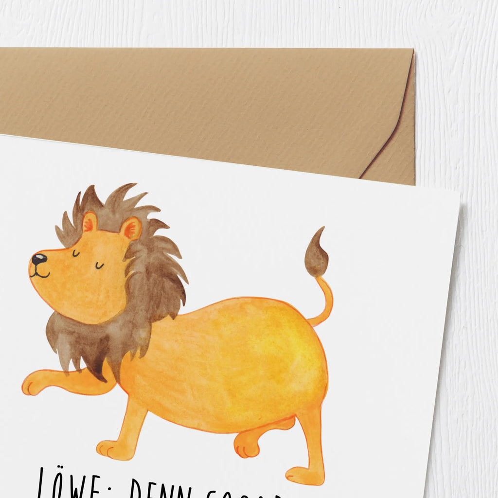 Deluxe Karte Majestätischer Löwe Einladungskarte, Hochzeitskarte, Klappkarte, Karte, Geburtstagskarte, Grußkarte, Hochwertige Grußkarte, Hochwertige Klappkarte, Glückwunschkarte, Tierkreiszeichen, Sternzeichen, Horoskop, Astrologie, Aszendent