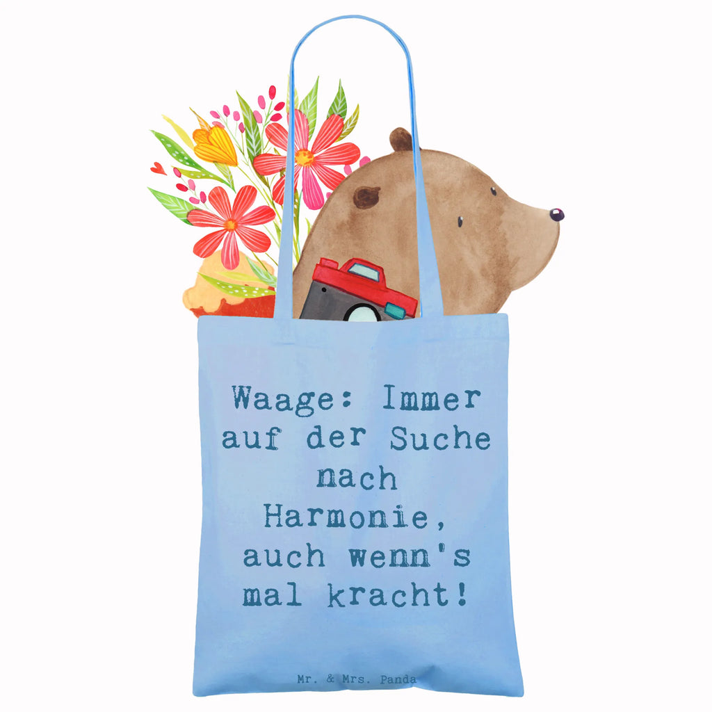 Tragetasche Spruch Waagen Harmonie Beuteltasche, Beutel, Einkaufstasche, Jutebeutel, Stoffbeutel, Tasche, Shopper, Umhängetasche, Strandtasche, Schultertasche, Stofftasche, Tragetasche, Badetasche, Jutetasche, Einkaufstüte, Laptoptasche, Tierkreiszeichen, Sternzeichen, Horoskop, Astrologie, Aszendent