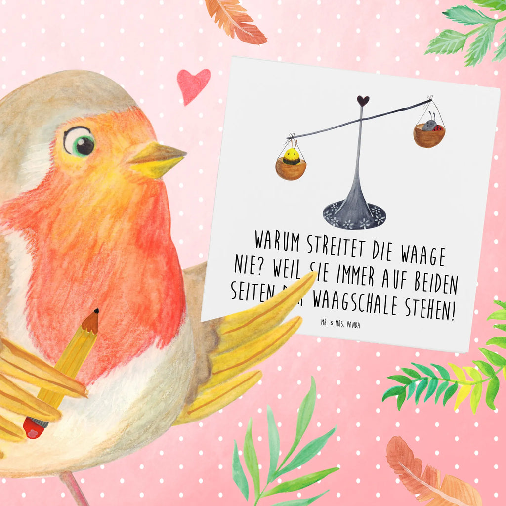 Deluxe Karte Waage Harmonie Hochwertige Grußkarte, Einladungskarte, Hochwertige Klappkarte, Glückwunschkarte, Grußkarte, Karte, Geburtstagskarte, Klappkarte, Hochzeitskarte, Tierkreiszeichen, Sternzeichen, Horoskop, Astrologie, Aszendent