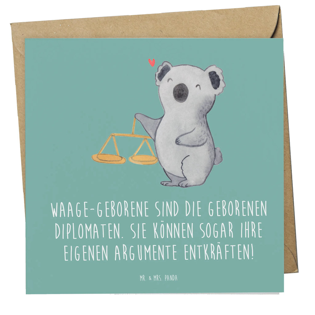 Deluxe Karte Diplomatische Waage Klappkarte, Hochwertige Klappkarte, Hochzeitskarte, Grußkarte, Hochwertige Grußkarte, Karte, Einladungskarte, Geburtstagskarte, Glückwunschkarte, Tierkreiszeichen, Sternzeichen, Horoskop, Astrologie, Aszendent