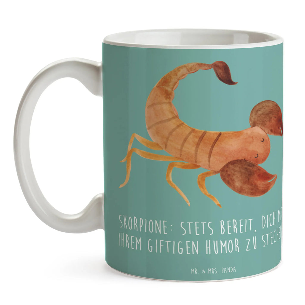 Tasse Skorpion Humor Kaffeetasse, Keramiktasse, Porzellantasse, Tasse mit Motiven, Tasse mit Zitaten, Tasse, Bürotasse, Teetasse, Geschenktasse, Tierkreiszeichen, Sternzeichen, Horoskop, Astrologie, Aszendent
