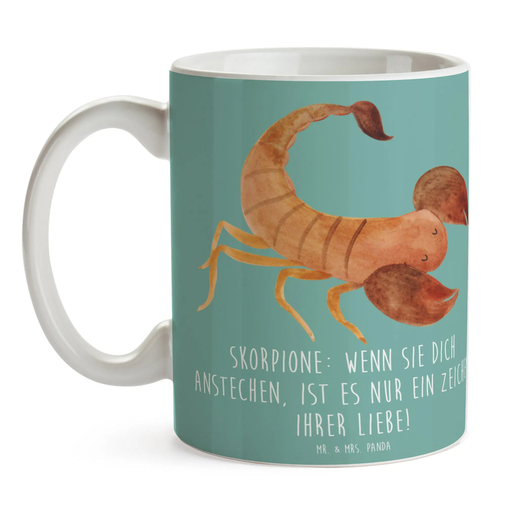 Tasse Skorpion Liebe Tasse mit Motiven, Bürotasse, Geschenktasse, Tasse mit Zitaten, Tasse, Kaffeetasse, Keramiktasse, Porzellantasse, Teetasse, Tierkreiszeichen, Sternzeichen, Horoskop, Astrologie, Aszendent