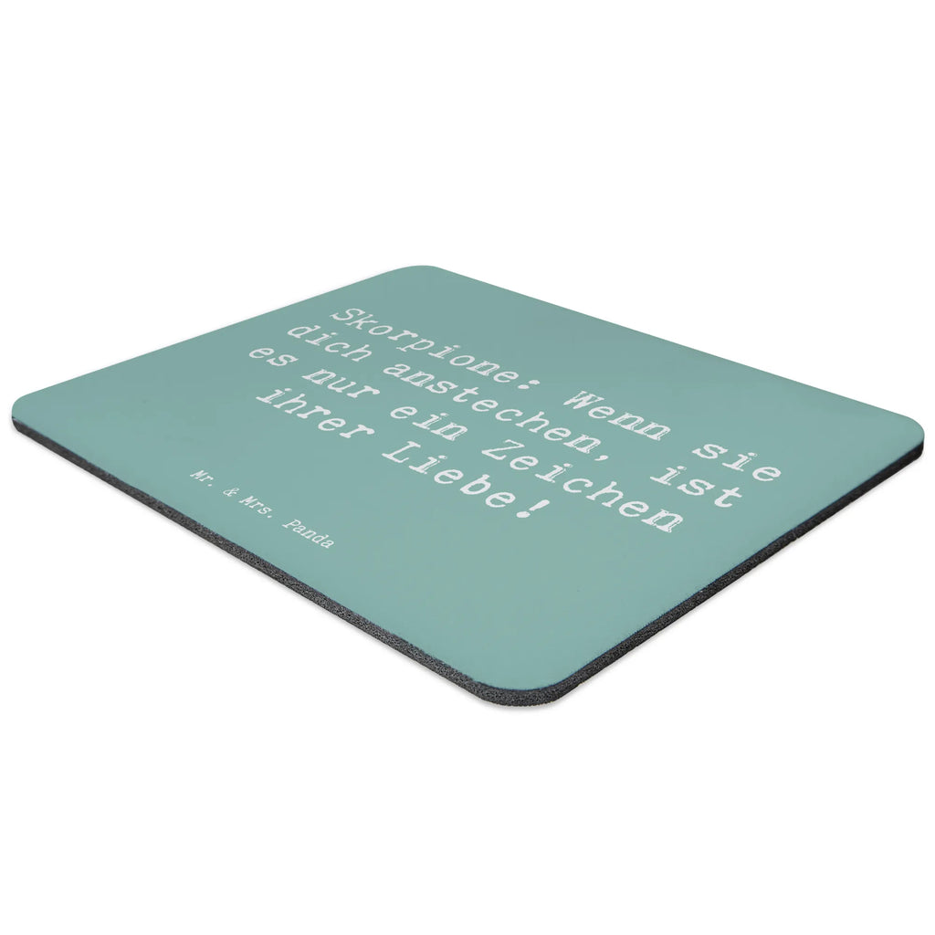 Mouse mat Saying Skorpione: Wenn sie dich anstechen, ist es nur ein Zeichen ihrer Liebe! Mauspad Büro, Mousepad, Büroausstattung, Mausunterlage, Arbeitszimmer, Mauspad, Einzigartiges Mauspad, Computer zubehör, PC Zubehör, Designer Mauspad, Tierkreiszeichen, Sternzeichen, Horoskop, Astrologie, Aszendent