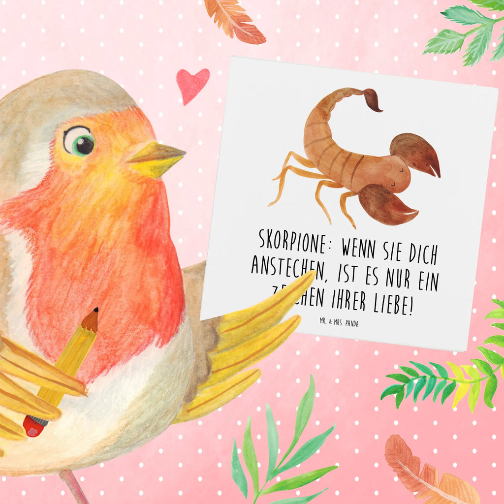 Deluxe Karte Skorpion Liebe Karte, Hochwertige Klappkarte, Geburtstagskarte, Klappkarte, Grußkarte, Glückwunschkarte, Einladungskarte, Hochwertige Grußkarte, Hochzeitskarte, Tierkreiszeichen, Sternzeichen, Horoskop, Astrologie, Aszendent