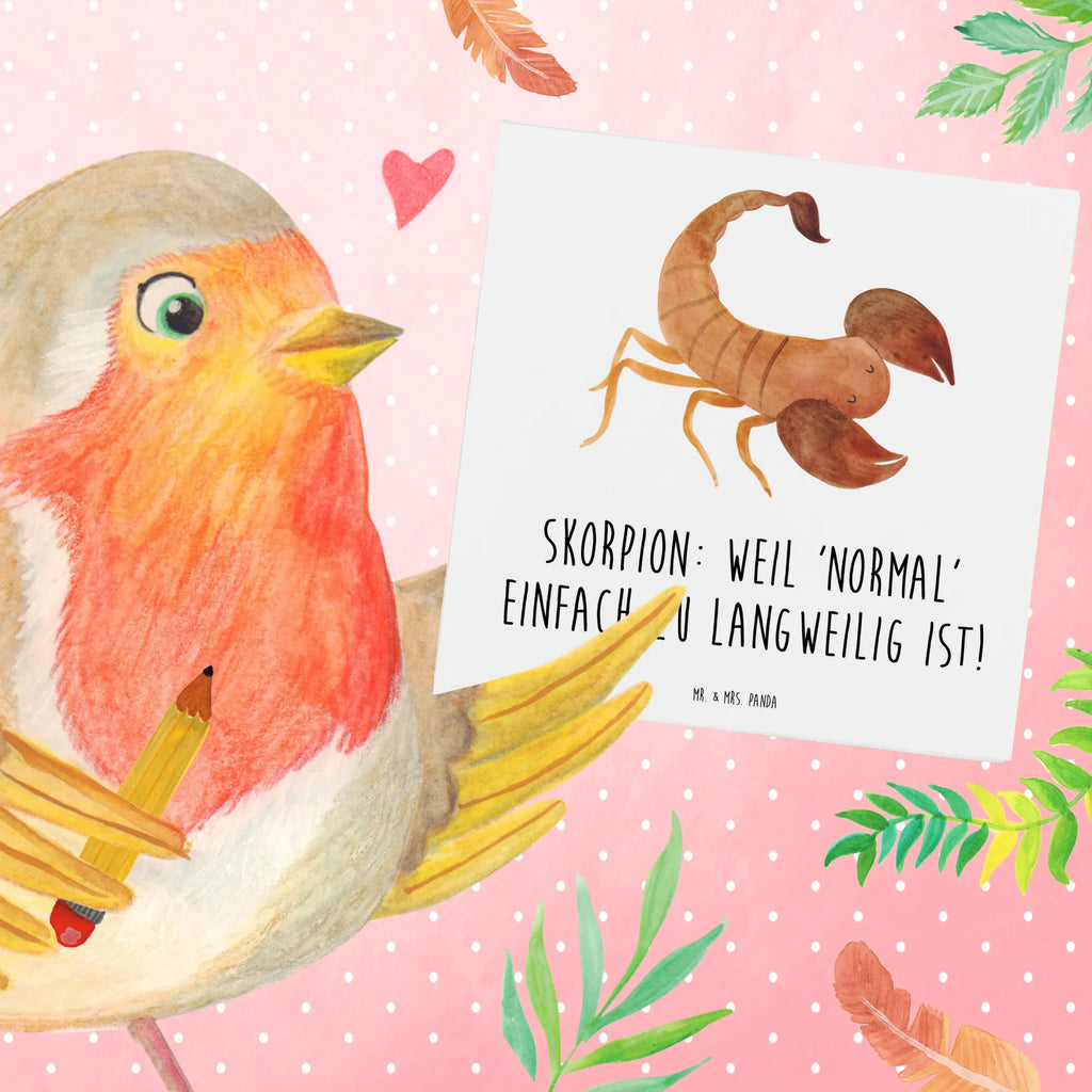 Deluxe Karte Skorpion Unikat Karte, Klappkarte, Geburtstagskarte, Glückwunschkarte, Hochwertige Grußkarte, Einladungskarte, Hochzeitskarte, Hochwertige Klappkarte, Grußkarte, Tierkreiszeichen, Sternzeichen, Horoskop, Astrologie, Aszendent