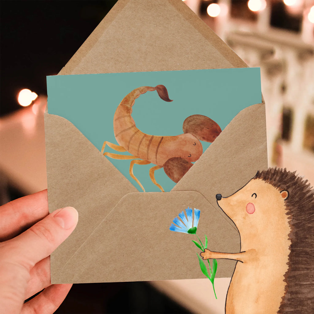 Deluxe Karte Skorpion Biss Hochzeitskarte, Hochwertige Klappkarte, Hochwertige Grußkarte, Karte, Einladungskarte, Geburtstagskarte, Grußkarte, Klappkarte, Glückwunschkarte, Tierkreiszeichen, Sternzeichen, Horoskop, Astrologie, Aszendent