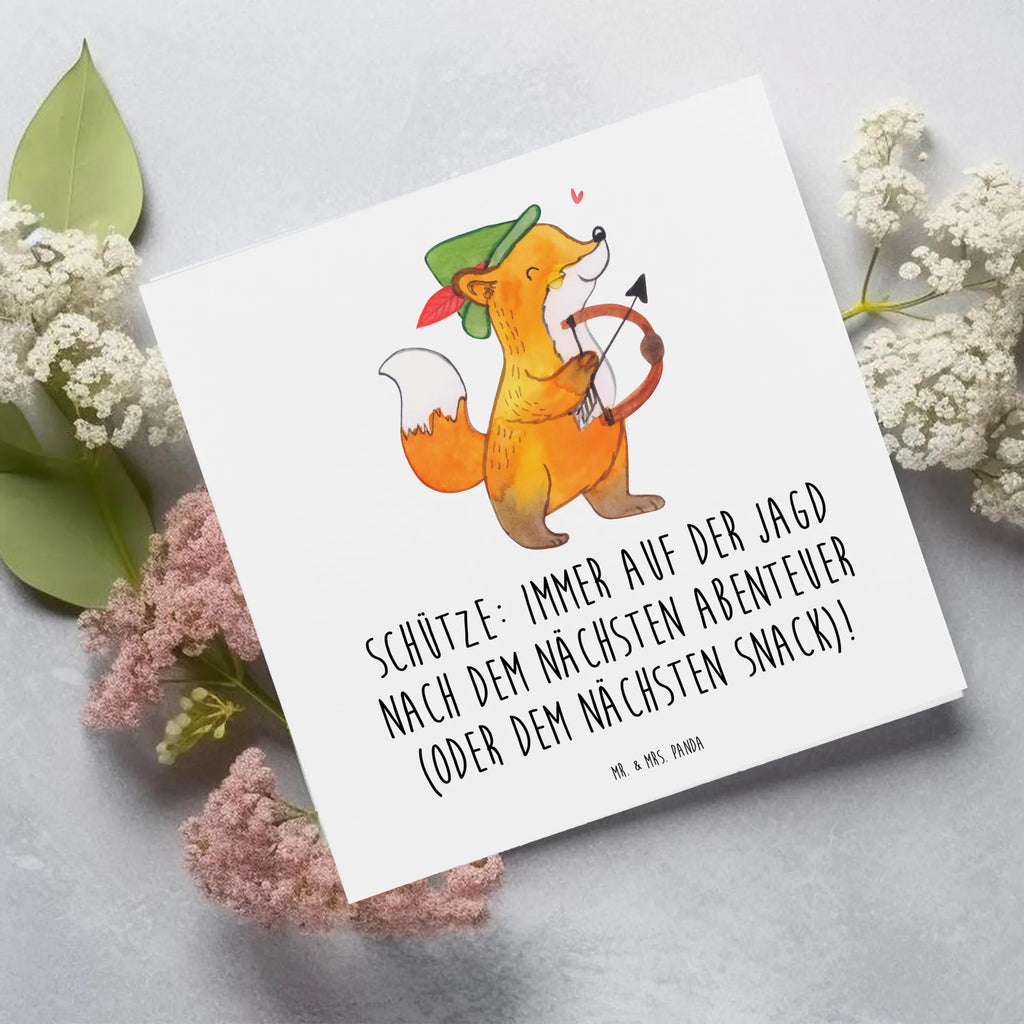 Deluxe Karte Abenteuer Schütze Geburtstagskarte, Grußkarte, Hochzeitskarte, Klappkarte, Hochwertige Grußkarte, Karte, Einladungskarte, Hochwertige Klappkarte, Glückwunschkarte, Tierkreiszeichen, Sternzeichen, Horoskop, Astrologie, Aszendent