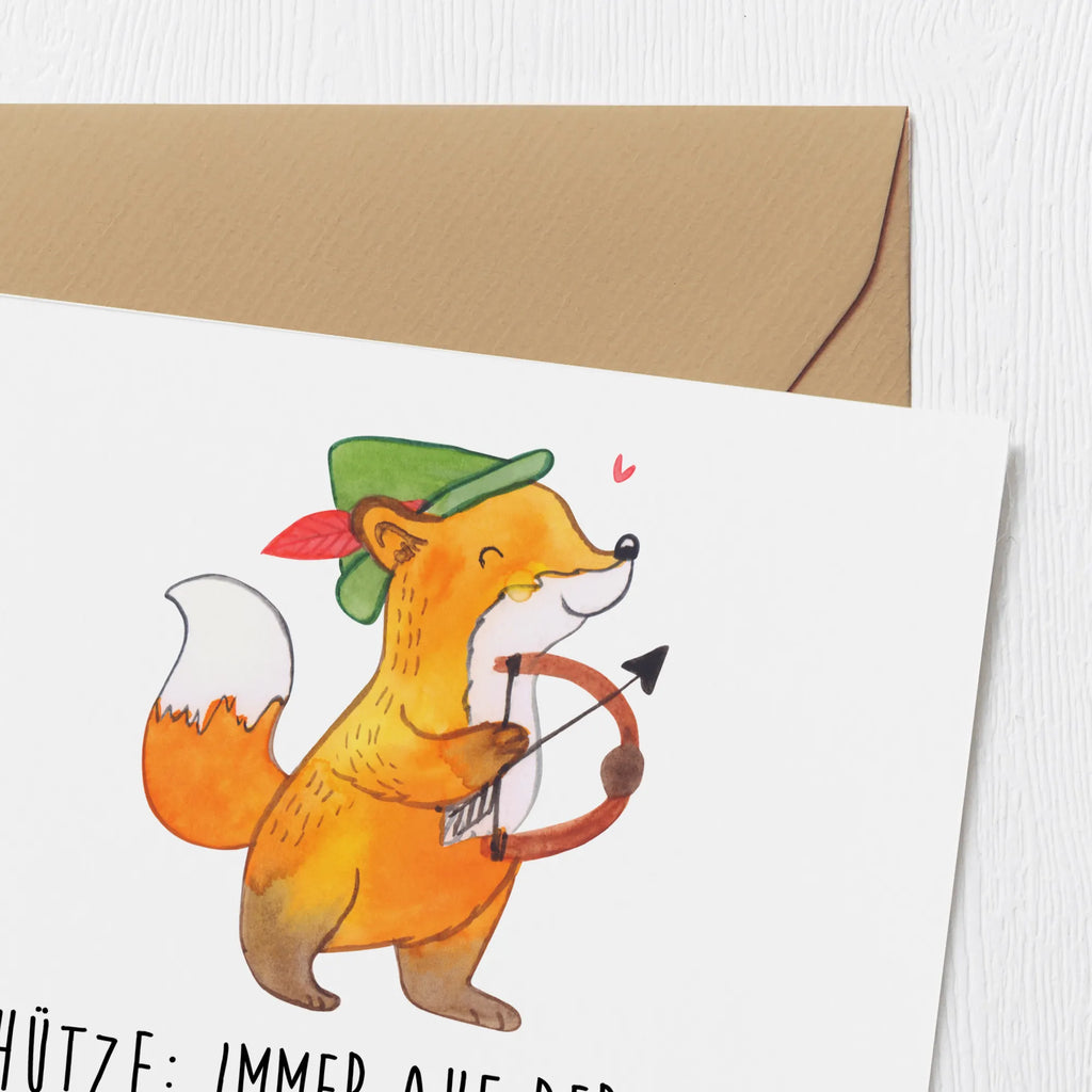 Deluxe Karte Abenteuer Schütze Geburtstagskarte, Grußkarte, Hochzeitskarte, Klappkarte, Hochwertige Grußkarte, Karte, Einladungskarte, Hochwertige Klappkarte, Glückwunschkarte, Tierkreiszeichen, Sternzeichen, Horoskop, Astrologie, Aszendent