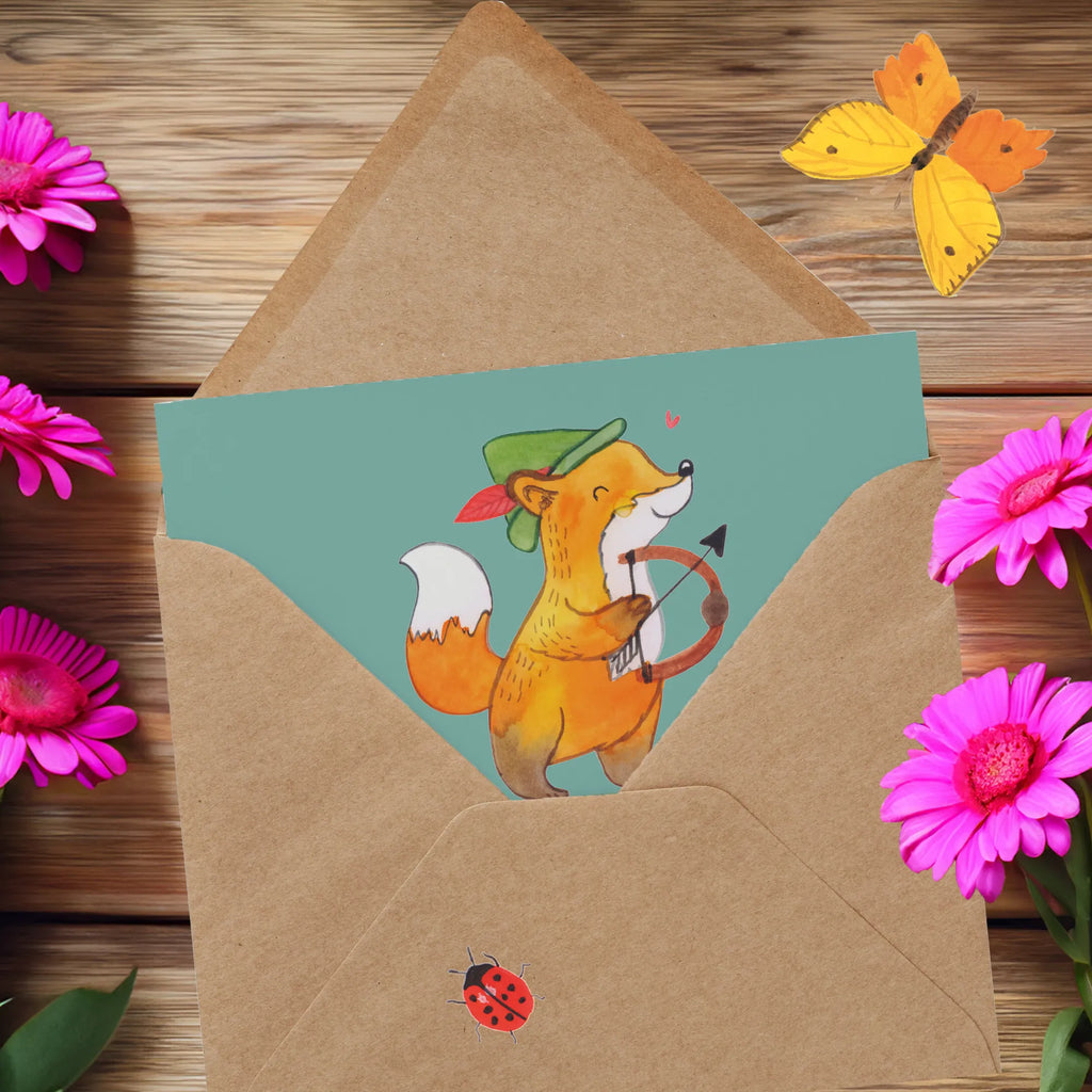 Deluxe Karte Schützenblick Hochzeitskarte, Geburtstagskarte, Grußkarte, Karte, Glückwunschkarte, Hochwertige Klappkarte, Einladungskarte, Klappkarte, Hochwertige Grußkarte, Tierkreiszeichen, Sternzeichen, Horoskop, Astrologie, Aszendent