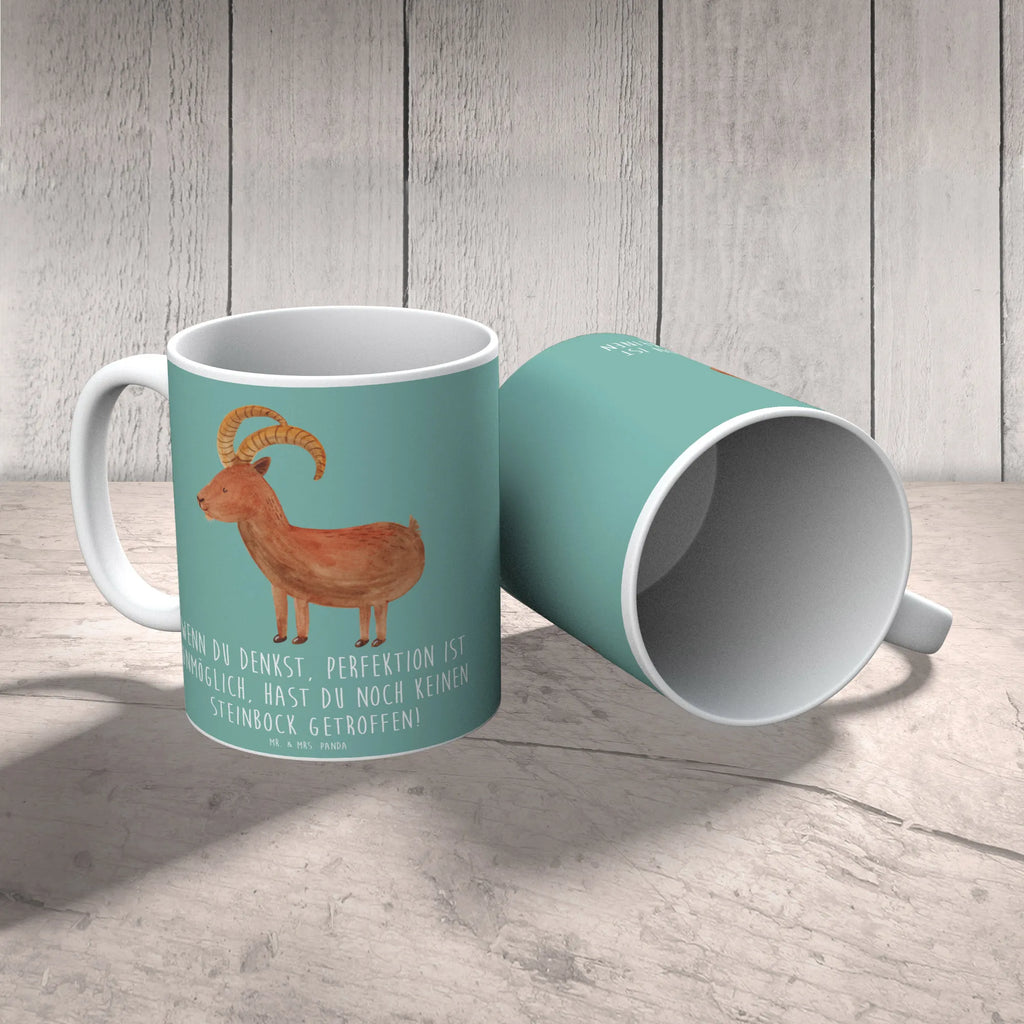 Tasse Steinbock Perfektion Tasse mit Motiven, Kaffeetasse, Porzellantasse, Teetasse, Keramiktasse, Tasse, Tasse mit Zitaten, Bürotasse, Geschenktasse, Tierkreiszeichen, Sternzeichen, Horoskop, Astrologie, Aszendent
