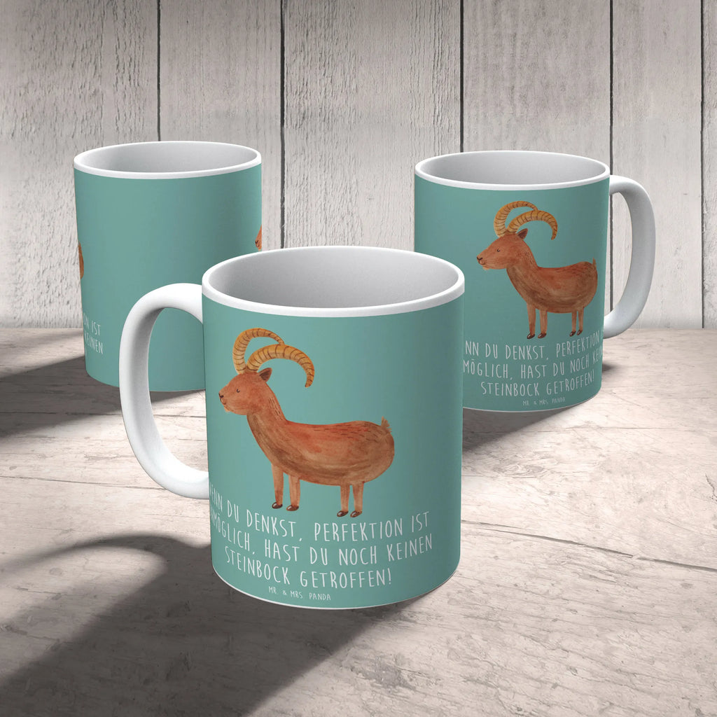 Tasse Steinbock Perfektion Tasse mit Motiven, Kaffeetasse, Porzellantasse, Teetasse, Keramiktasse, Tasse, Tasse mit Zitaten, Bürotasse, Geschenktasse, Tierkreiszeichen, Sternzeichen, Horoskop, Astrologie, Aszendent