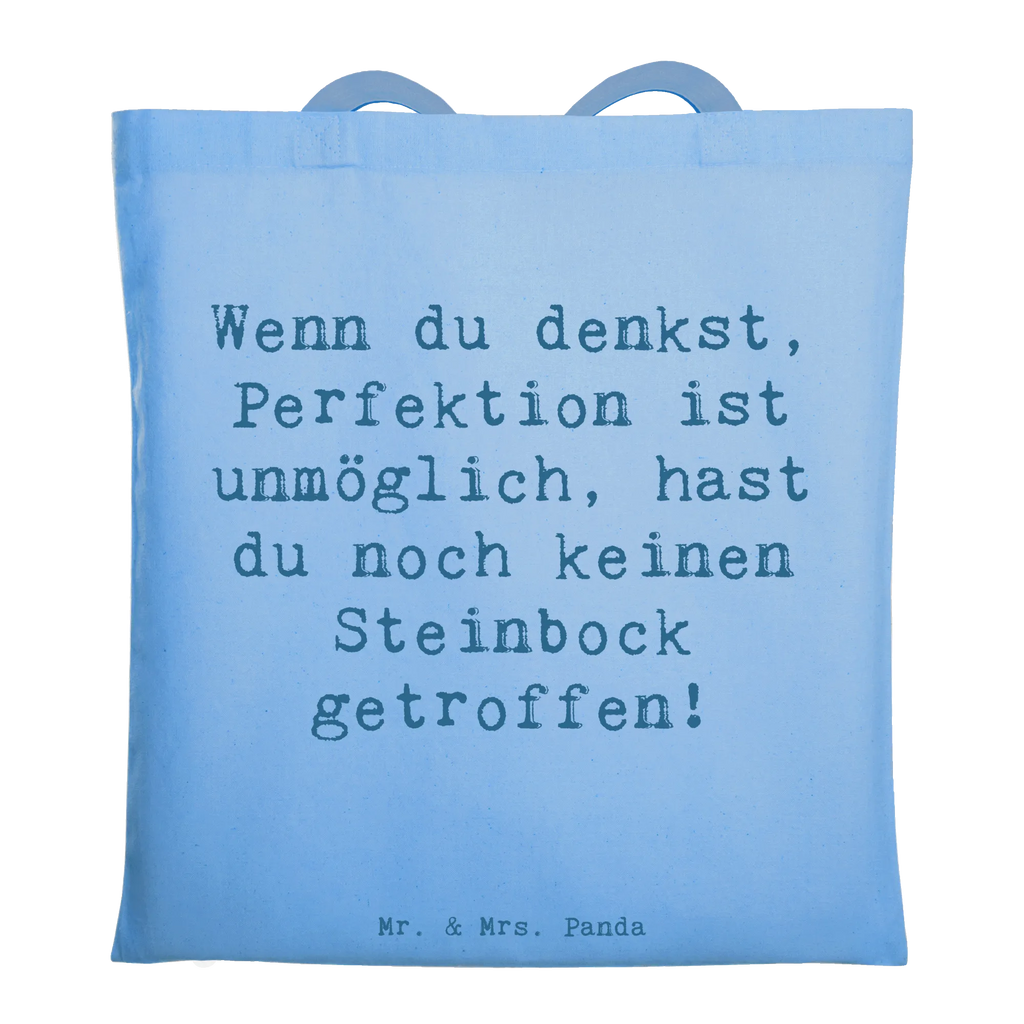Tragetasche Spruch Steinbock Perfektion Beuteltasche, Beutel, Einkaufstasche, Jutebeutel, Stoffbeutel, Tasche, Shopper, Umhängetasche, Strandtasche, Schultertasche, Stofftasche, Tragetasche, Badetasche, Jutetasche, Einkaufstüte, Laptoptasche, Tierkreiszeichen, Sternzeichen, Horoskop, Astrologie, Aszendent
