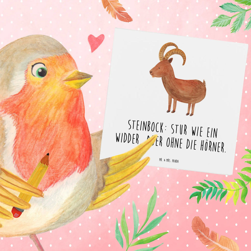 Deluxe Karte Steinbock Entschlossen Karte, Hochwertige Klappkarte, Hochzeitskarte, Glückwunschkarte, Hochwertige Grußkarte, Einladungskarte, Geburtstagskarte, Grußkarte, Klappkarte, Tierkreiszeichen, Sternzeichen, Horoskop, Astrologie, Aszendent