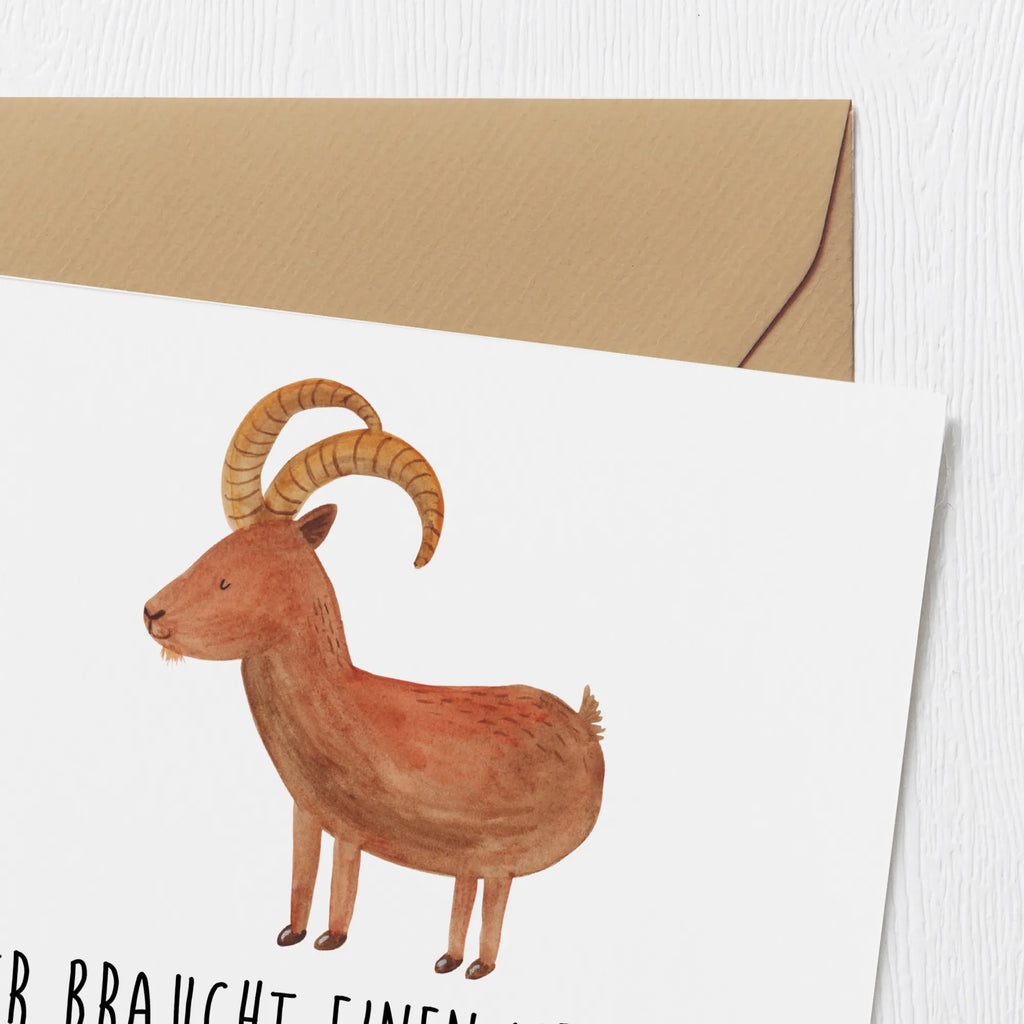 Deluxe Card Wer braucht einen Wecker, wenn man einen Steinbock hat? Pünktlicher geht's nicht! Grußkarte, Geburtstagskarte, Einladungskarte, Hochzeitskarte, Karte, Klappkarte, Hochwertige Klappkarte, Glückwunschkarte, Hochwertige Grußkarte, Tierkreiszeichen, Sternzeichen, Horoskop, Astrologie, Aszendent