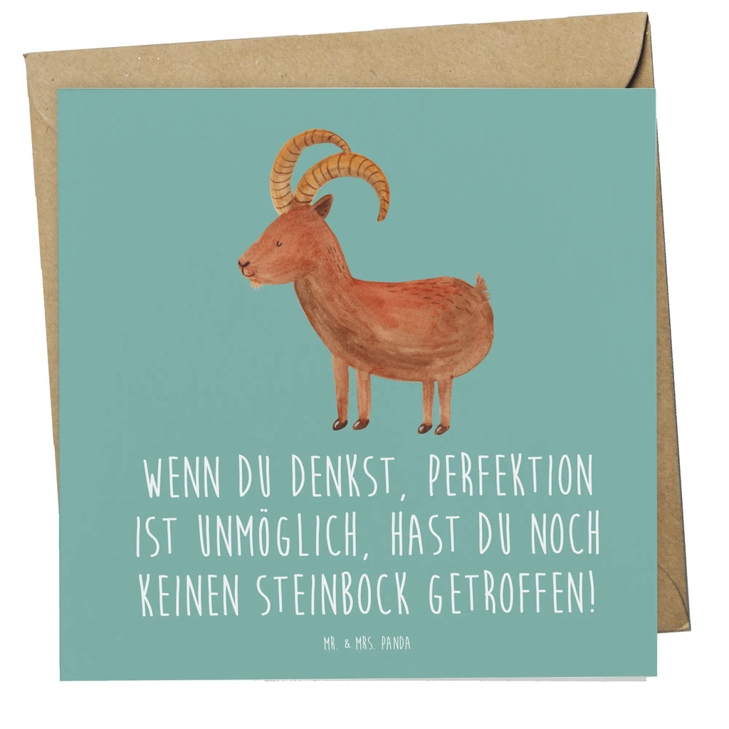 Deluxe Karte Steinbock Perfektion Glückwunschkarte, Hochwertige Klappkarte, Klappkarte, Hochzeitskarte, Geburtstagskarte, Einladungskarte, Grußkarte, Karte, Hochwertige Grußkarte, Tierkreiszeichen, Sternzeichen, Horoskop, Astrologie, Aszendent