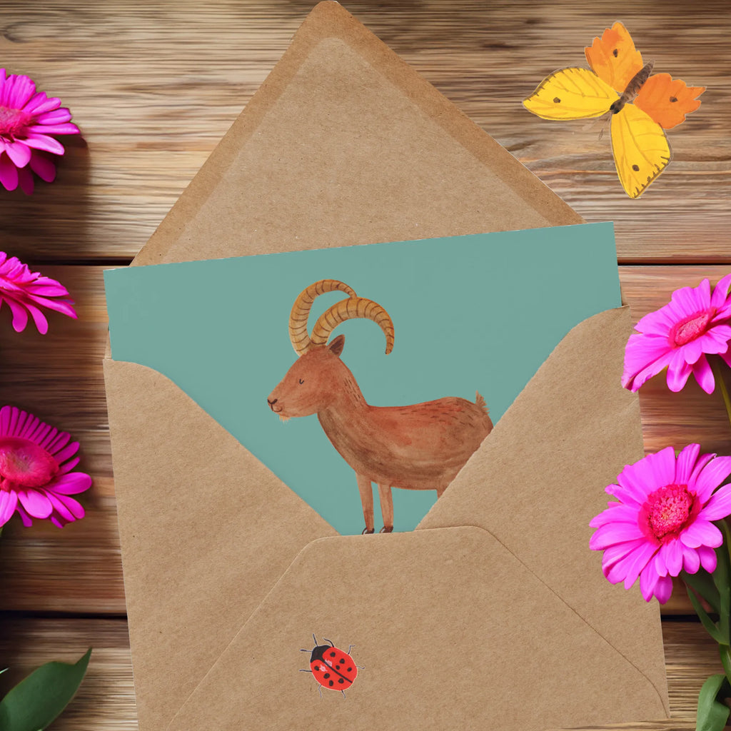 Deluxe Karte Steinbock Entschlossen Karte, Hochwertige Klappkarte, Hochzeitskarte, Glückwunschkarte, Hochwertige Grußkarte, Einladungskarte, Geburtstagskarte, Grußkarte, Klappkarte, Tierkreiszeichen, Sternzeichen, Horoskop, Astrologie, Aszendent