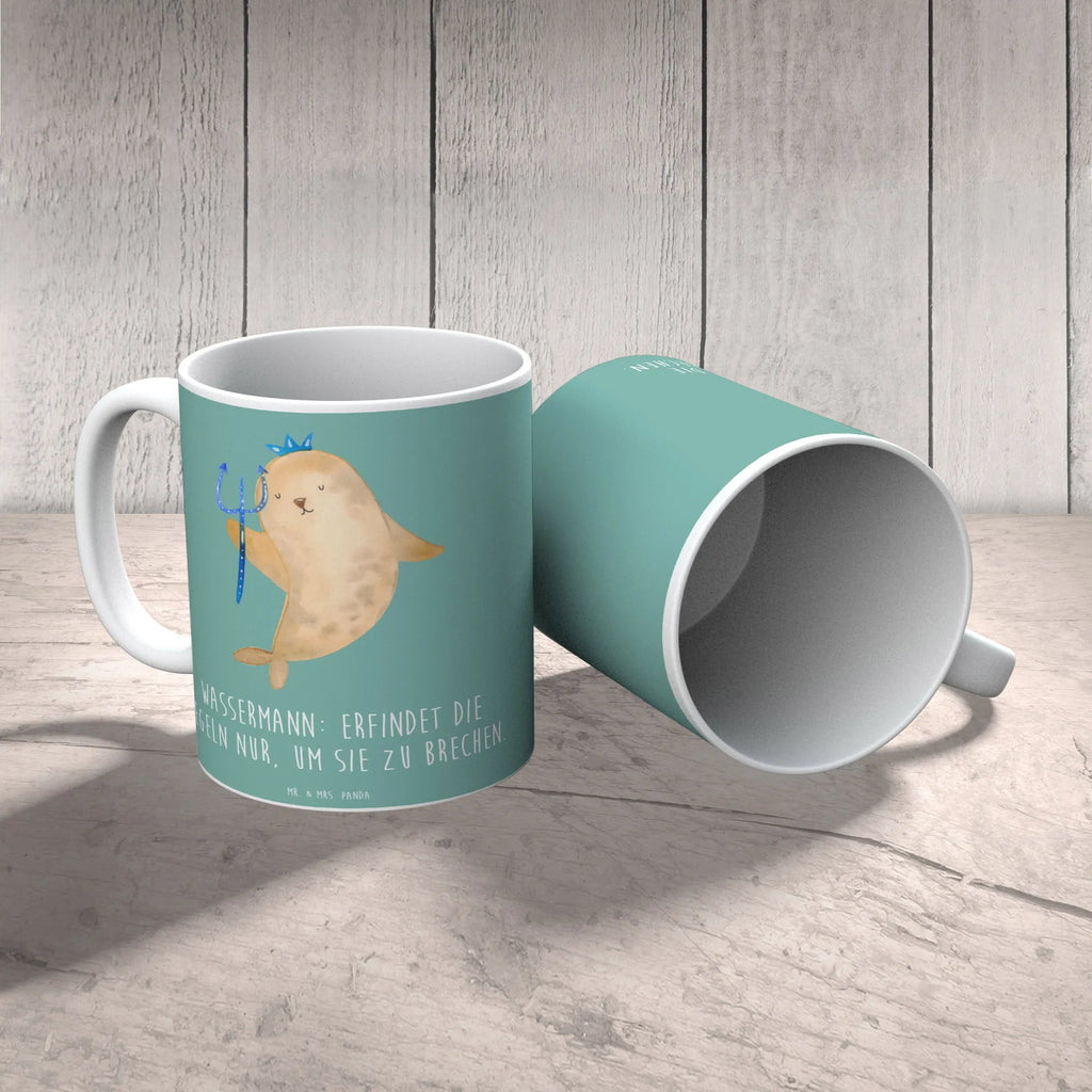 Tasse Wassermann Freigeist Tasse mit Motiven, Tasse, Keramiktasse, Geschenktasse, Kaffeetasse, Tasse mit Zitaten, Porzellantasse, Teetasse, Bürotasse, Tierkreiszeichen, Sternzeichen, Horoskop, Astrologie, Aszendent