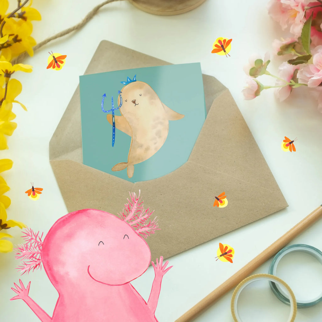 Greetings card Wassermann: Weil normal sein auch nur langweilig ist! Grußkarte, Hochzeitskarte, Einladungskarte, Klappkarte, Glückwunschkarte, Ansichtskarten, Geburtstagskarte, Karte, Tierkreiszeichen, Sternzeichen, Horoskop, Astrologie, Aszendent