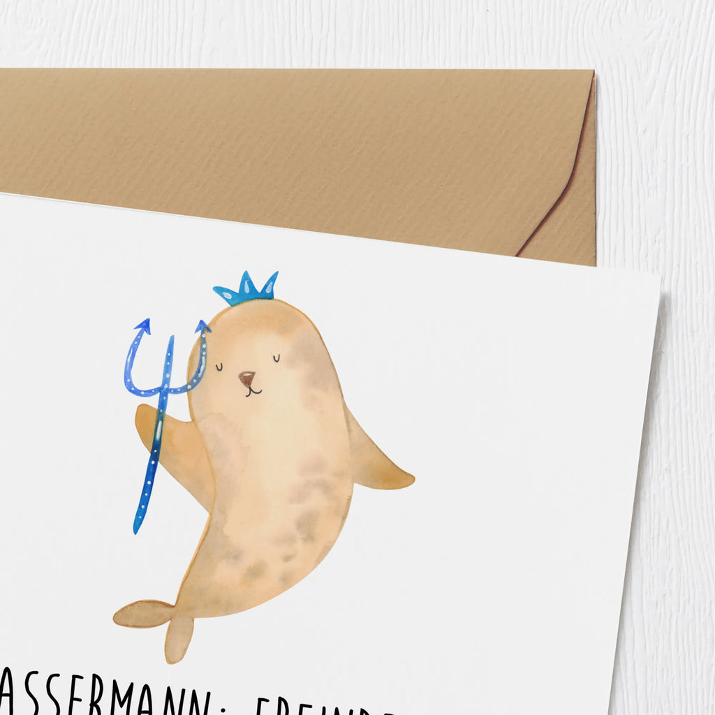 Deluxe Karte Wassermann Freigeist Geburtstagskarte, Grußkarte, Hochzeitskarte, Klappkarte, Einladungskarte, Glückwunschkarte, Karte, Hochwertige Grußkarte, Hochwertige Klappkarte, Tierkreiszeichen, Sternzeichen, Horoskop, Astrologie, Aszendent