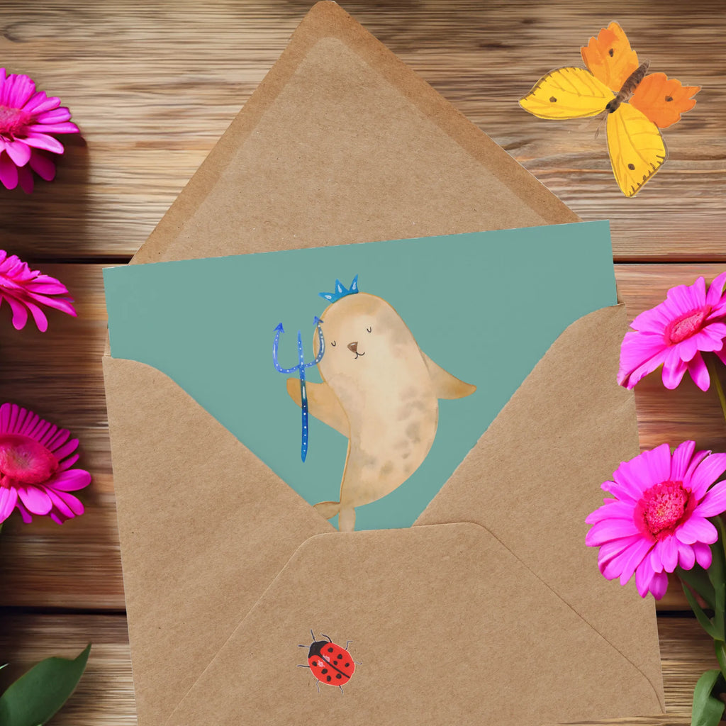 Deluxe Card Wassermann: Weil normal sein auch nur langweilig ist! Karte, Hochwertige Klappkarte, Hochzeitskarte, Glückwunschkarte, Grußkarte, Hochwertige Grußkarte, Klappkarte, Geburtstagskarte, Einladungskarte, Tierkreiszeichen, Sternzeichen, Horoskop, Astrologie, Aszendent