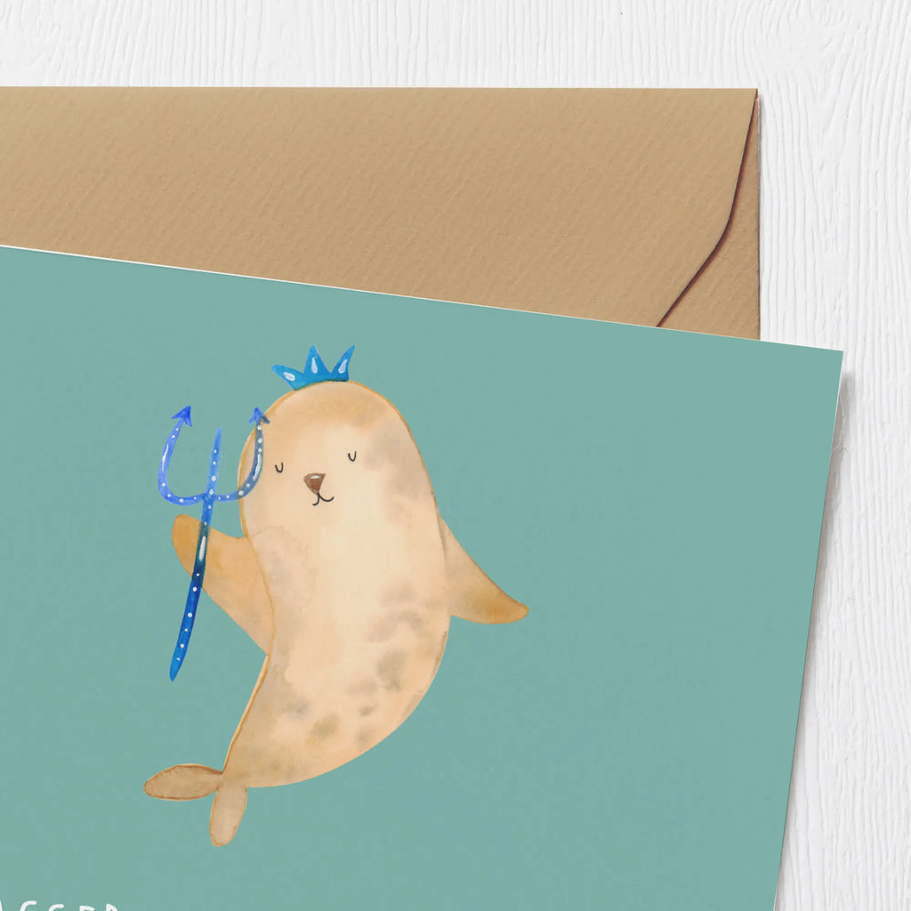 Deluxe Card Wassermann: Weil normal sein auch nur langweilig ist! Karte, Hochwertige Klappkarte, Hochzeitskarte, Glückwunschkarte, Grußkarte, Hochwertige Grußkarte, Klappkarte, Geburtstagskarte, Einladungskarte, Tierkreiszeichen, Sternzeichen, Horoskop, Astrologie, Aszendent