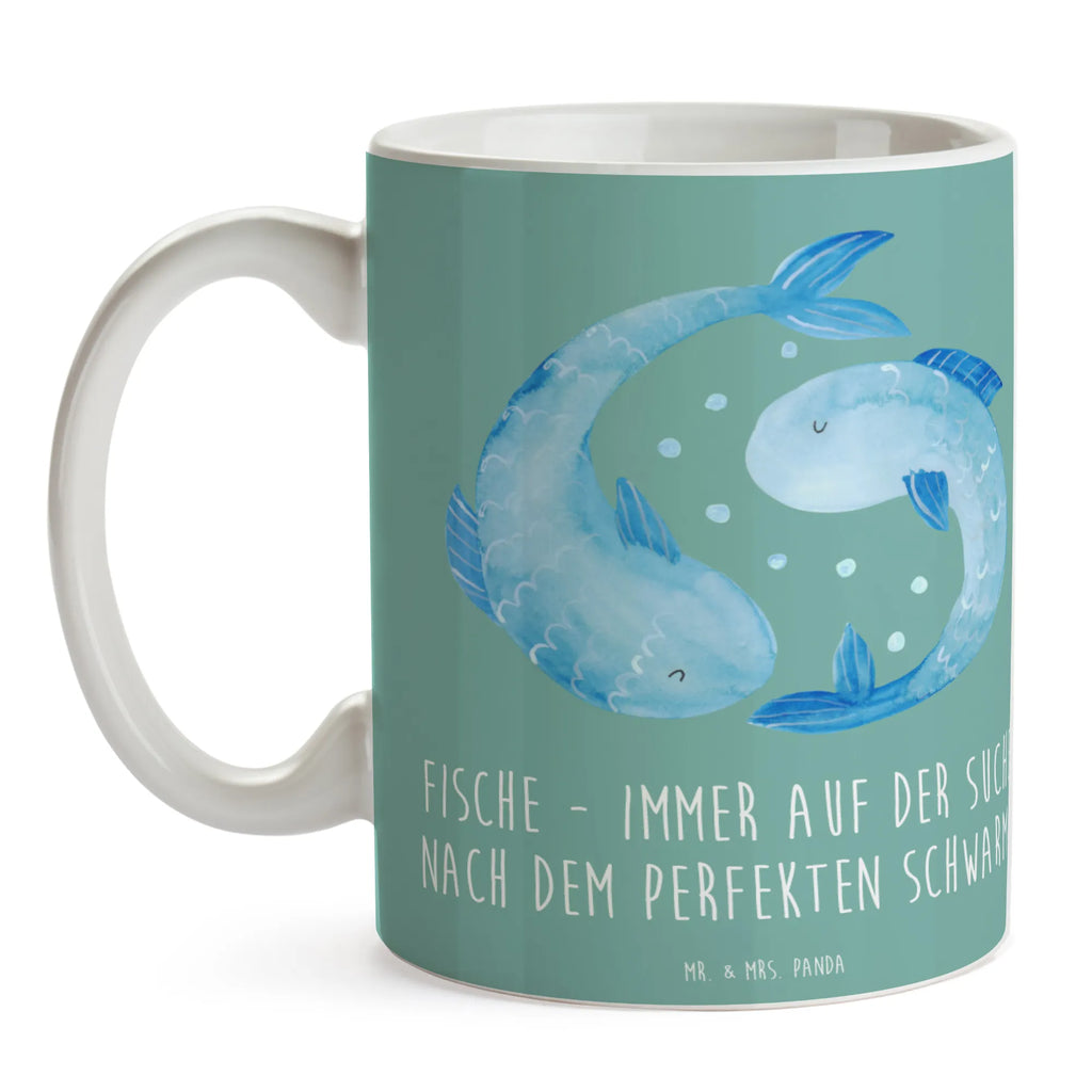 Tasse Fische Schwarm Teetasse, Porzellantasse, Kaffeetasse, Tasse mit Zitaten, Keramiktasse, Bürotasse, Tasse, Tasse mit Motiven, Geschenktasse, Tierkreiszeichen, Sternzeichen, Horoskop, Astrologie, Aszendent