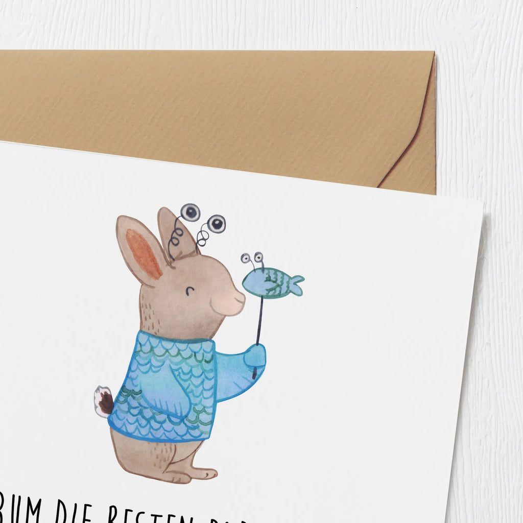 Deluxe Karte Fische Flow Spaß Grußkarte, Einladungskarte, Geburtstagskarte, Hochwertige Klappkarte, Hochzeitskarte, Hochwertige Grußkarte, Karte, Klappkarte, Glückwunschkarte, Tierkreiszeichen, Sternzeichen, Horoskop, Astrologie, Aszendent