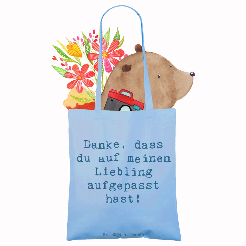 Tote bag Saying Danke, dass du auf meinen Liebling aufgepasst hast! Beuteltasche, Beutel, Einkaufstasche, Jutebeutel, Stoffbeutel, Tasche, Shopper, Umhängetasche, Strandtasche, Schultertasche, Stofftasche, Tragetasche, Badetasche, Jutetasche, Einkaufstüte, Laptoptasche