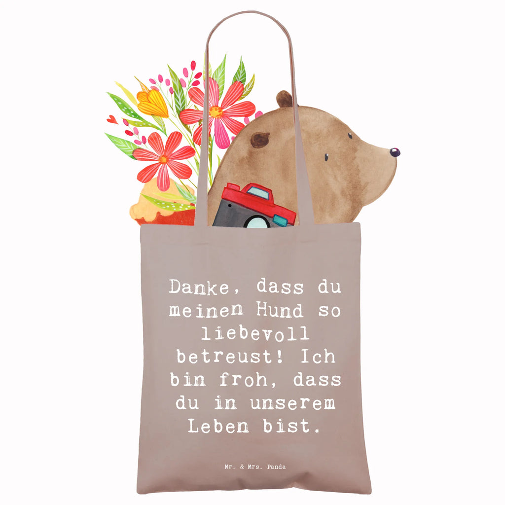 Tote bag Saying Danke, dass du meinen Hund so liebevoll betreust! Ich bin froh, dass du in unserem Leben bist. Beuteltasche, Beutel, Einkaufstasche, Jutebeutel, Stoffbeutel, Tasche, Shopper, Umhängetasche, Strandtasche, Schultertasche, Stofftasche, Tragetasche, Badetasche, Jutetasche, Einkaufstüte, Laptoptasche