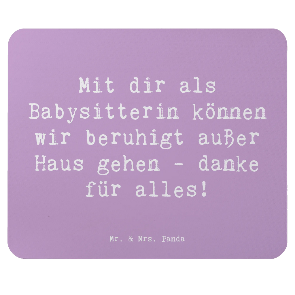 Mauspad Spruch Babysitter Dank Mauspad, Mousepad, Mauspad Büro, Einzigartiges Mauspad, Arbeitszimmer, Mausunterlage, Büroausstattung, Computer zubehör, Designer Mauspad, PC Zubehör