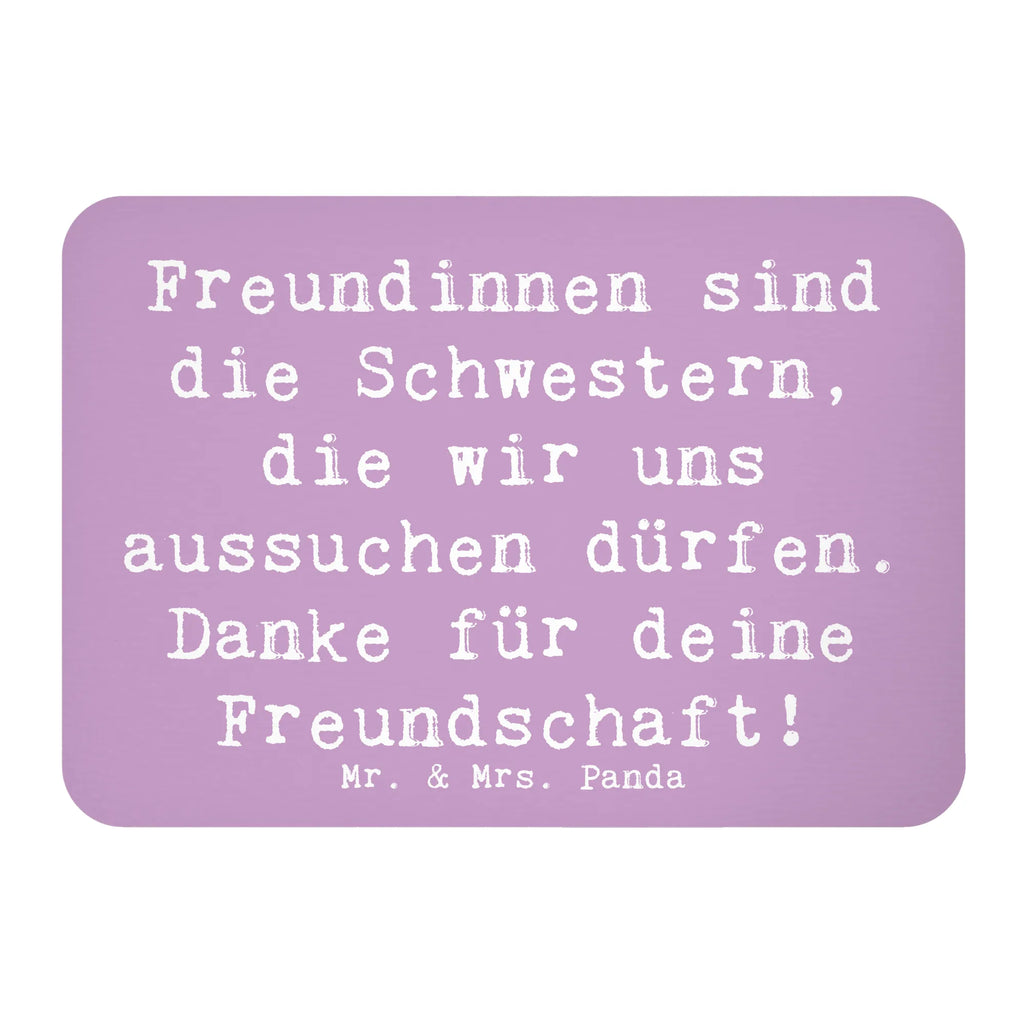 Magnet Saying Freundinnen sind die Schwestern, die wir uns aussuchen dürfen. Danke für deine Freundschaft! Kühlschrankmagnet, Pinnwandmagnet, Souvenir Magnet, Motivmagnete, Dekomagnet, Whiteboard Magnet, Notiz Magnet, Kühlschrank Dekoration