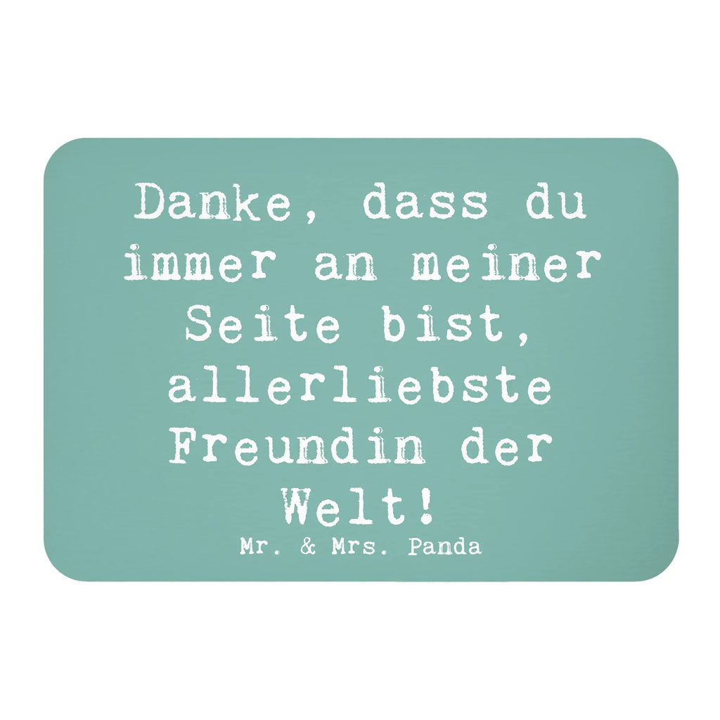 Magnet Saying Danke, dass du immer an meiner Seite bist, allerliebste Freundin der Welt! Dekomagnet, Notiz Magnet, Kühlschrank Dekoration, Whiteboard Magnet, Motivmagnete, Pinnwandmagnet, Souvenir Magnet, Kühlschrankmagnet
