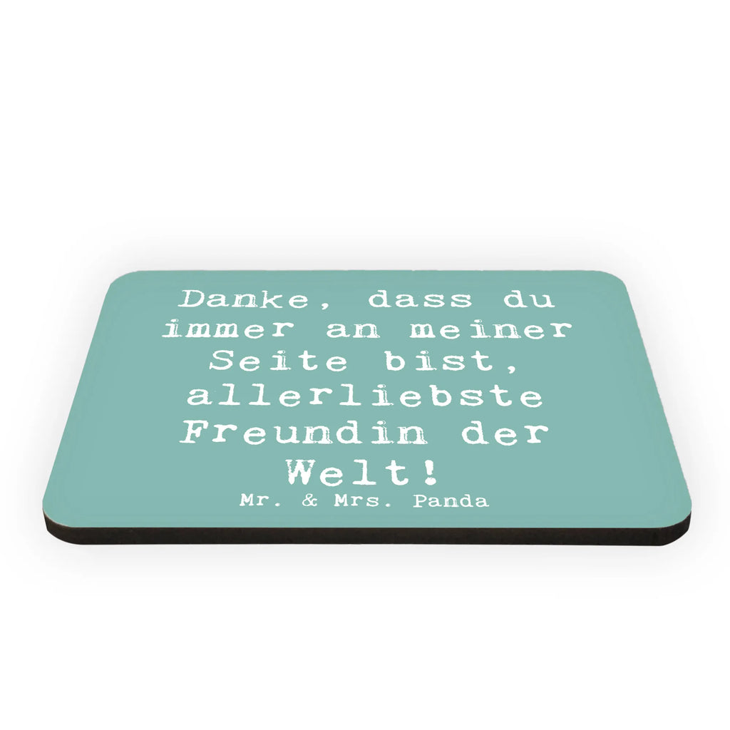 Magnet Saying Danke, dass du immer an meiner Seite bist, allerliebste Freundin der Welt! Dekomagnet, Notiz Magnet, Kühlschrank Dekoration, Whiteboard Magnet, Motivmagnete, Pinnwandmagnet, Souvenir Magnet, Kühlschrankmagnet