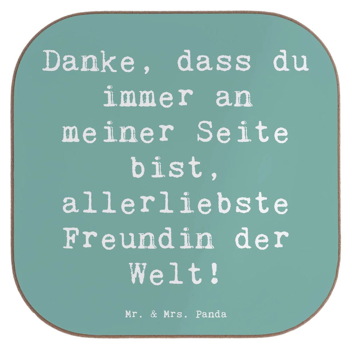 Untersetzer Spruch Beste Freundin