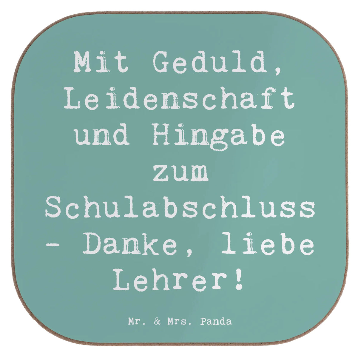 Untersetzer Spruch Danke Lehrer