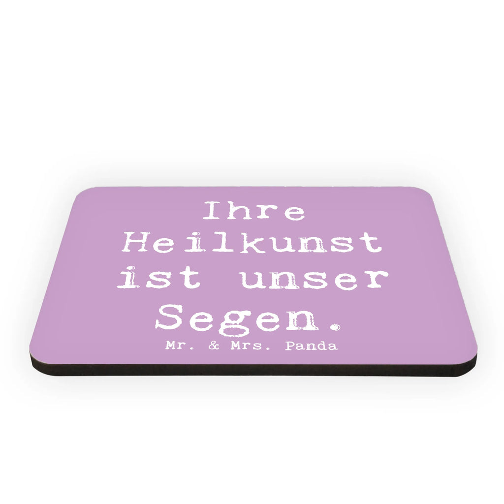 Magnet Saying Ihre Heilkunst ist unser Segen. Kühlschrankmagnet, Pinnwandmagnet, Souvenir Magnet, Motivmagnete, Dekomagnet, Whiteboard Magnet, Notiz Magnet, Kühlschrank Dekoration