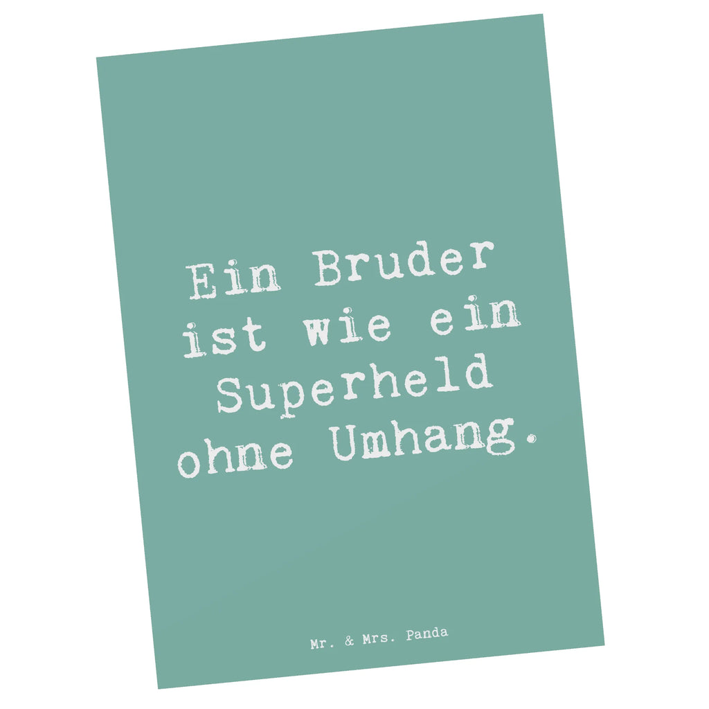 Postcard Saying Ein Bruder ist wie ein Superheld ohne Umhang. Geburtstagskarte, Ansichtskarten, Karte, Geschenkkarte, Einladung, Einladungskarten Geburtstag, Einladung Geburtstag, Grußkarte, Dankeskarte, Einladungskarte, Postkarte, Ansichtskarte