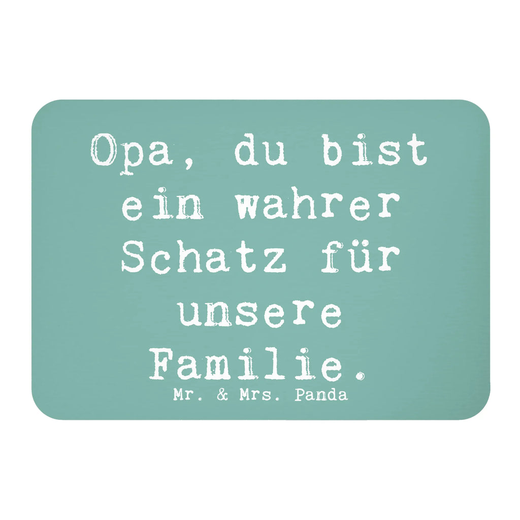 Magnet Opa, du bist ein wahrer Schatz für unsere Familie. Kühlschrankmagnet, Pinnwandmagnet, Souvenir Magnet, Motivmagnete, Dekomagnet, Whiteboard Magnet, Notiz Magnet, Kühlschrank Dekoration