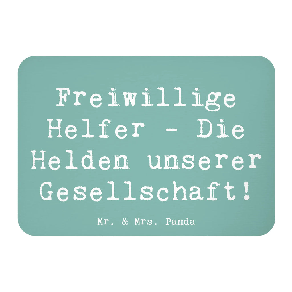 Magnet Saying Freiwillige Helfer - Die Helden unserer Gesellschaft! Kühlschrankmagnet, Pinnwandmagnet, Souvenir Magnet, Motivmagnete, Dekomagnet, Whiteboard Magnet, Notiz Magnet, Kühlschrank Dekoration