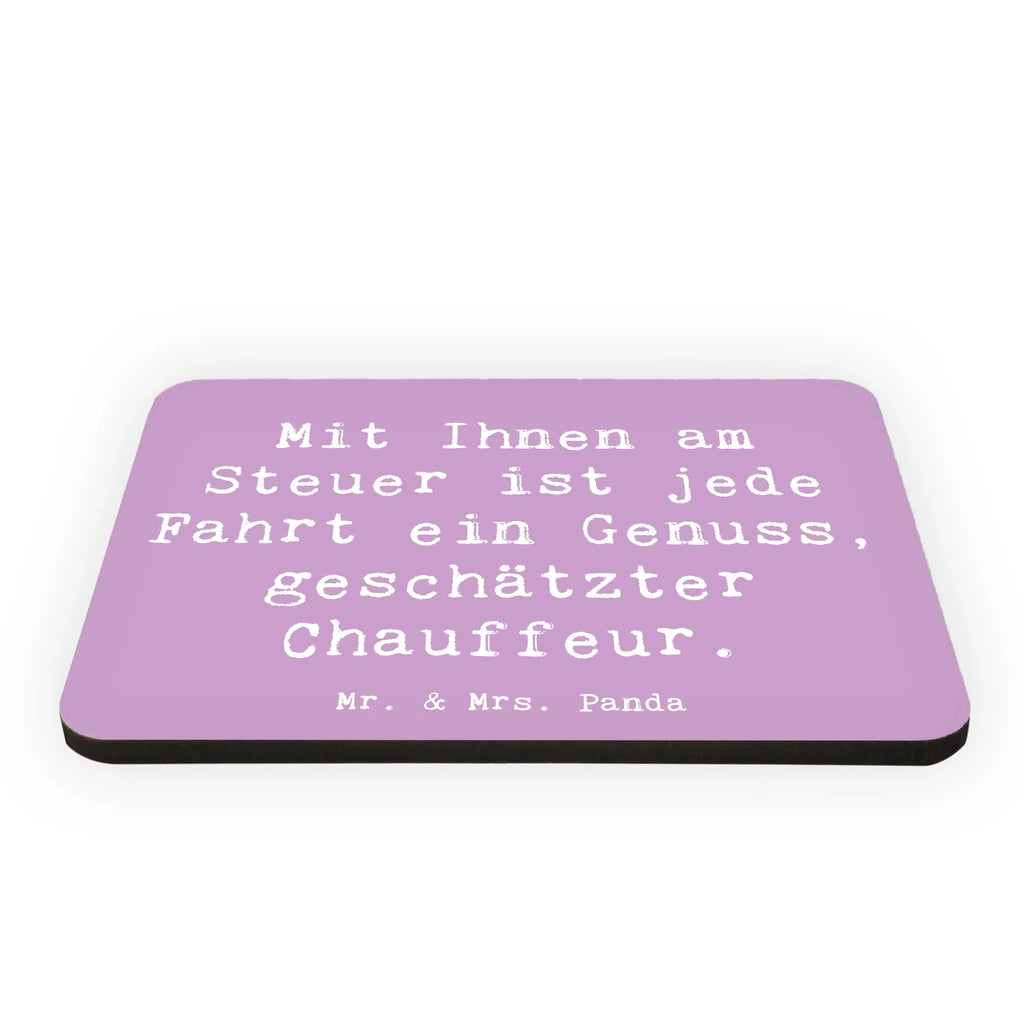 Magnet Saying Mit Ihnen am Steuer ist jede Fahrt ein Genuss, geschätzter Chauffeur. Kühlschrankmagnet, Pinnwandmagnet, Souvenir Magnet, Motivmagnete, Dekomagnet, Whiteboard Magnet, Notiz Magnet, Kühlschrank Dekoration