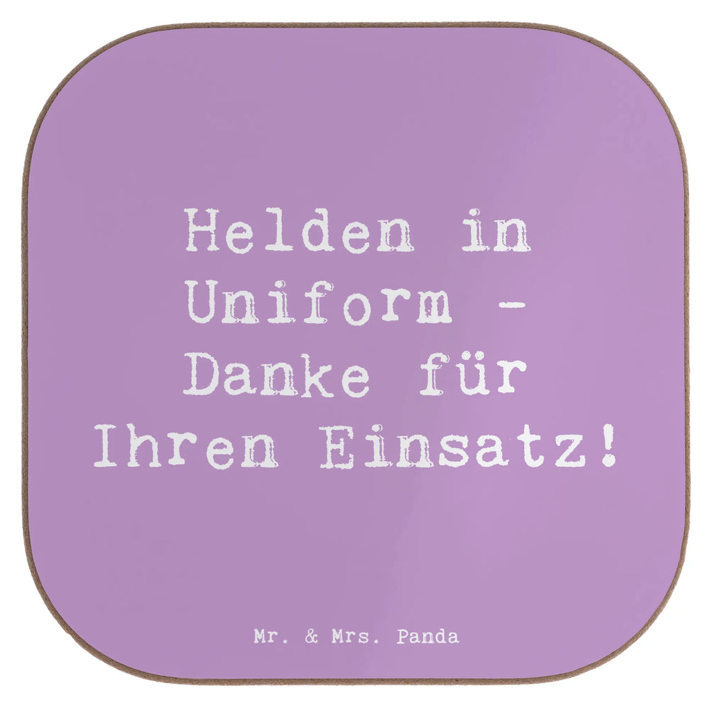 Square coaster Saying Helden in Uniform - Danke für Ihren Einsatz! Untersetzer, Bierdeckel, Glasuntersetzer, Untersetzer Gläser, Getränkeuntersetzer, Untersetzer aus Holz, Untersetzer für Gläser, Korkuntersetzer, Untersetzer Holz, Holzuntersetzer, Tassen Untersetzer, Untersetzer Design