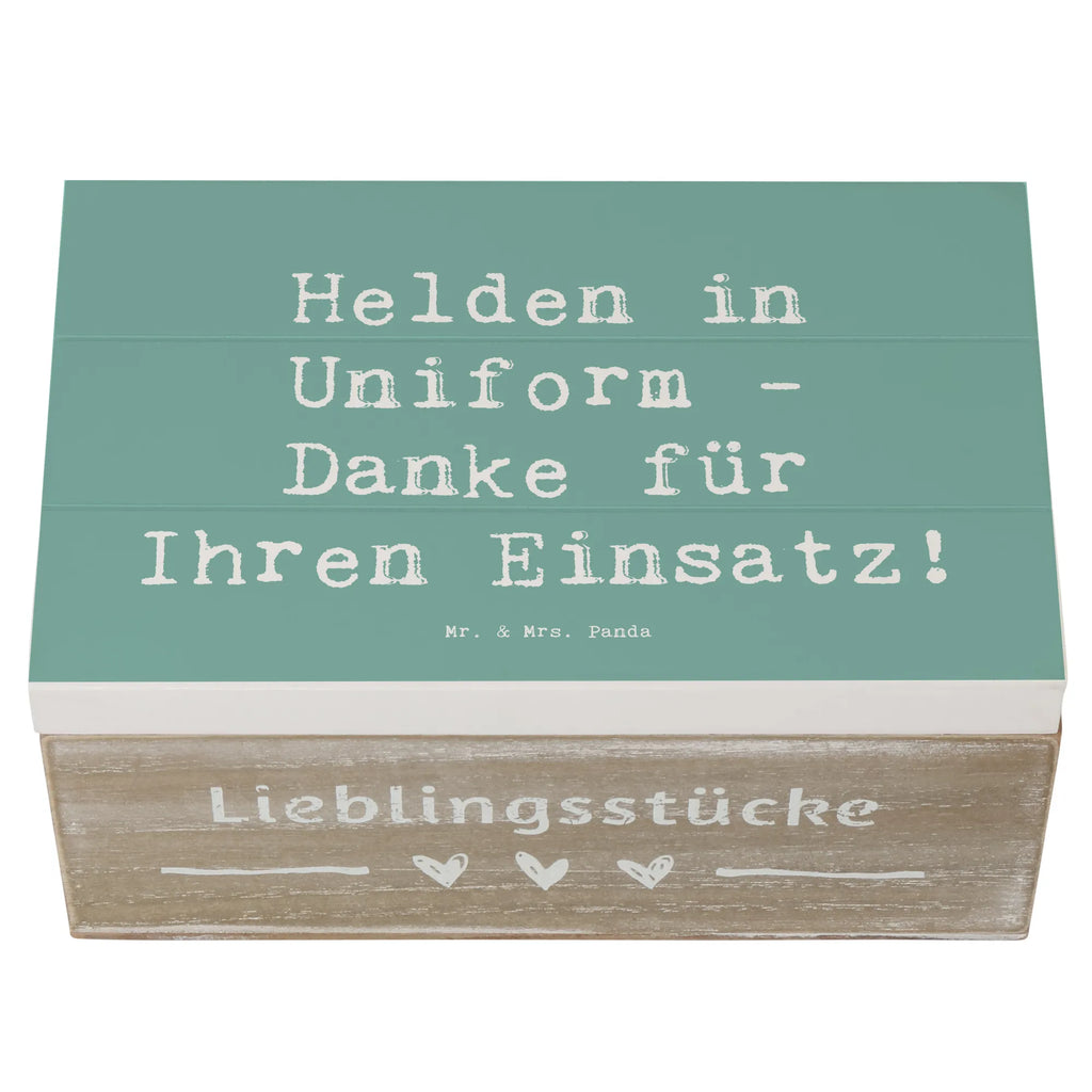 Holzkiste Spruch Polizist Held Geschenkdose, Schatulle, Erinnerungsbox, XXL, Schatzkiste, Truhe, Aufbewahrungsbox, Dekokiste, Kiste, Holzkiste, Geschenkbox, Erinnerungskiste