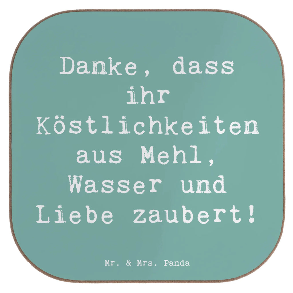 Square coaster Saying Danke, dass ihr Köstlichkeiten aus Mehl, Wasser und Liebe zaubert! Untersetzer, Bierdeckel, Glasuntersetzer, Untersetzer Gläser, Getränkeuntersetzer, Untersetzer aus Holz, Untersetzer für Gläser, Korkuntersetzer, Untersetzer Holz, Holzuntersetzer, Tassen Untersetzer, Untersetzer Design
