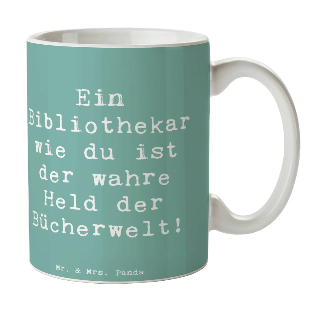 Mug Saying Ein Bibliothekar wie du ist der wahre Held der Bücherwelt! Keramiktasse, Tasse, Bürotasse, Tasse mit Zitaten, Tasse mit Motiven, Geschenktasse, Teetasse, Porzellantasse, Kaffeetasse