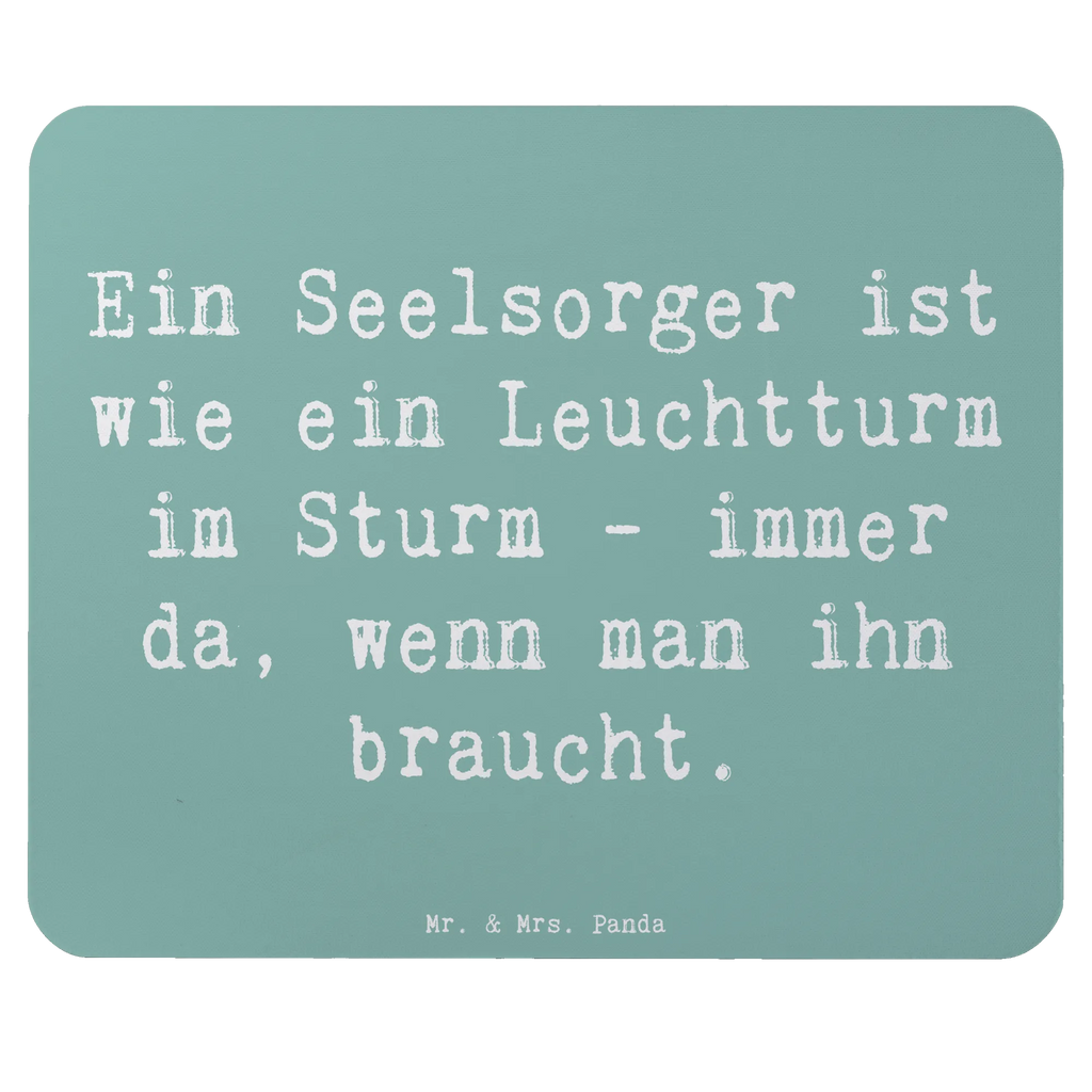 Mouse mat Saying Ein Seelsorger ist wie ein Leuchtturm im Sturm - immer da, wenn man ihn braucht. Designer Mauspad, Einzigartiges Mauspad, Computer zubehör, Arbeitszimmer, Mauspad, PC Zubehör, Mousepad, Büroausstattung, Mausunterlage, Mauspad Büro